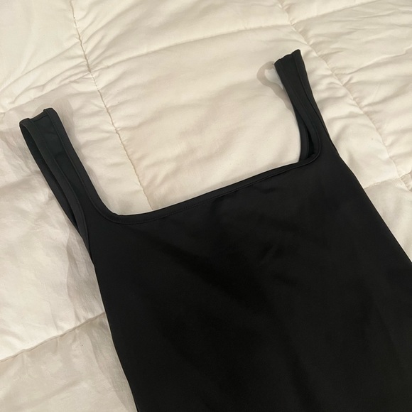 SOLD - Black Unitard Romper - Picture 9 of 10